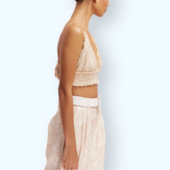 Magali Pascal x Anthropologie Georgina Floral Poplin High Waist Wide-Leg Cuffed - Picture 14 of 15